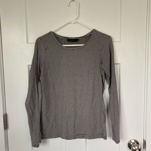 The Limited Black and White Long Sleeve Top